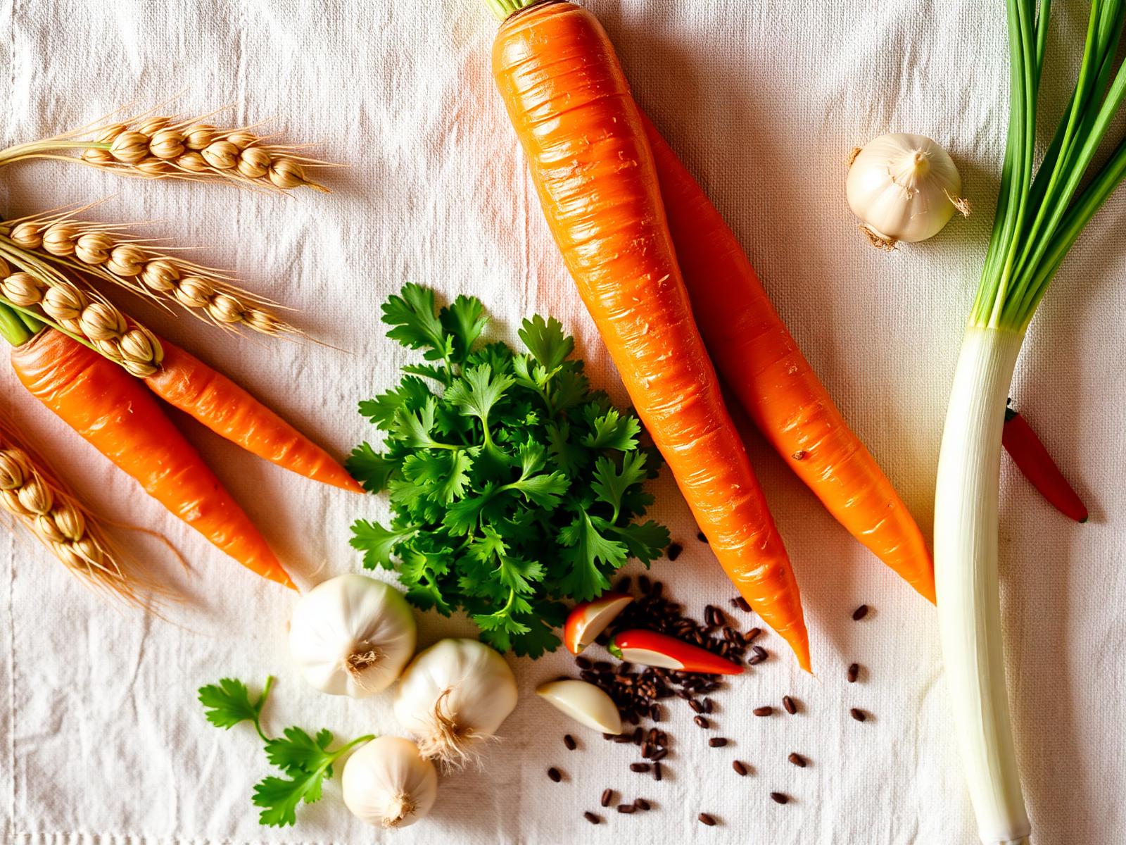 Fresh organic ingredients